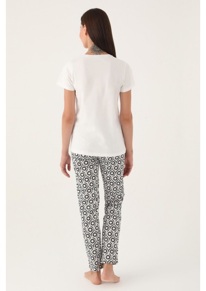 8785 Good Kadın Kısa Kol Pijama Takımı modelleri