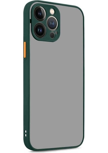 Apple iPhone 13 Pro Max Uyumlu Kılıf Hux Kapak, Koyu Yeşil