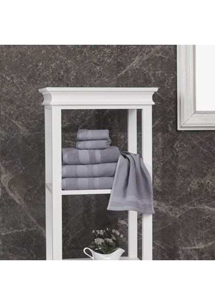 Panabord 6 Lı Havlu Seti 30 x 50 cm Gri 100 % Pamuk modelleri