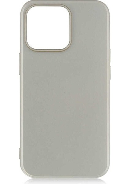 Apple iPhone 13 Pro Uyumlu Kılıf Premier Silikon Kapak, Gold