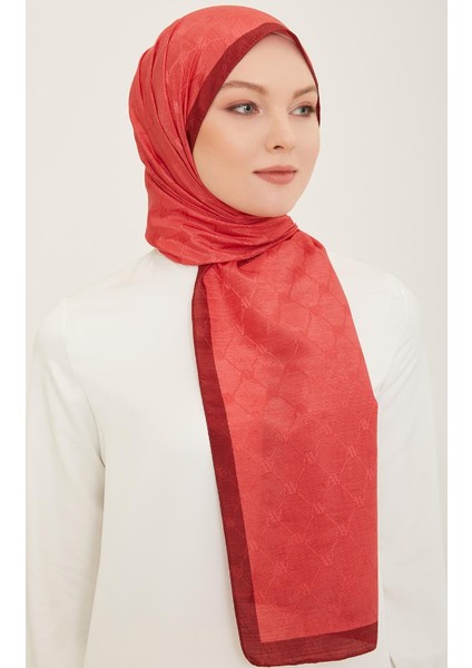 Trend Monogram Şal 2 - 139 - Kırmızı modelleri