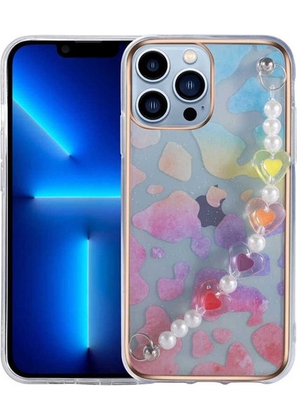 Apple iPhone 13 Pro Uyumlu Kılıf Pilla Kapak, Colorful