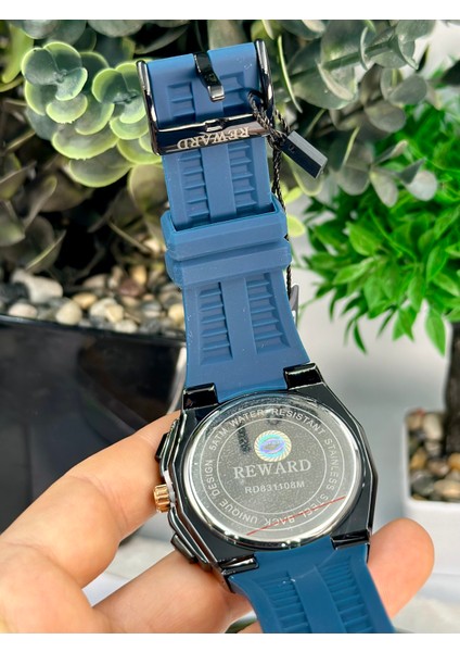 Yeni Sezon Silikon Su Geçirmez Takvimli Aktif Fonksiyonlu Lacivert Erkek Kol Saati 2 Yıl Garantili indirimleri