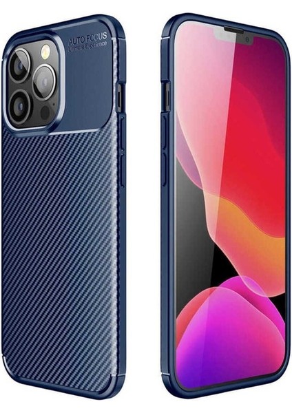 Apple iPhone 13 Pro Uyumlu Kılıf Negro Silikon Kapak, Lacivert