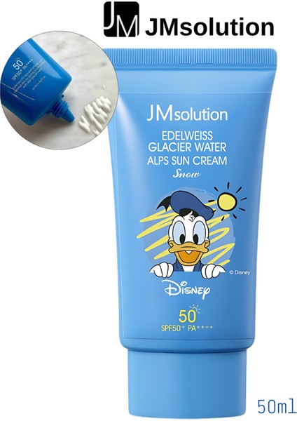 Jmsolution Disney Serisi Edelweiss Glacier Buzul Su Alpleri Güneş Kremi Spf 50+ Pa++++