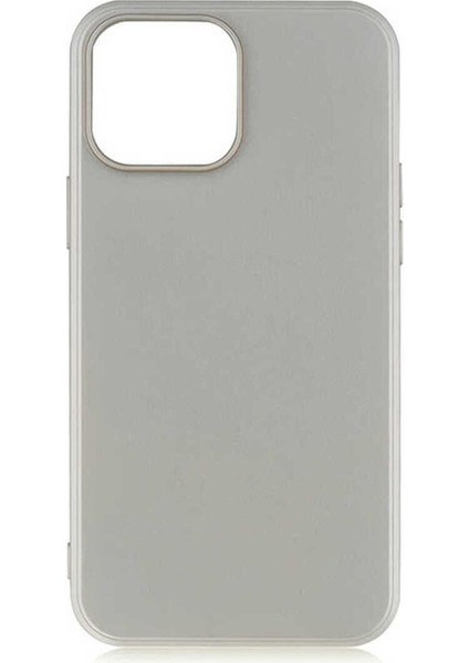 Apple iPhone 13 Pro Max Uyumlu Kılıf Premier Silikon Kapak, Gold