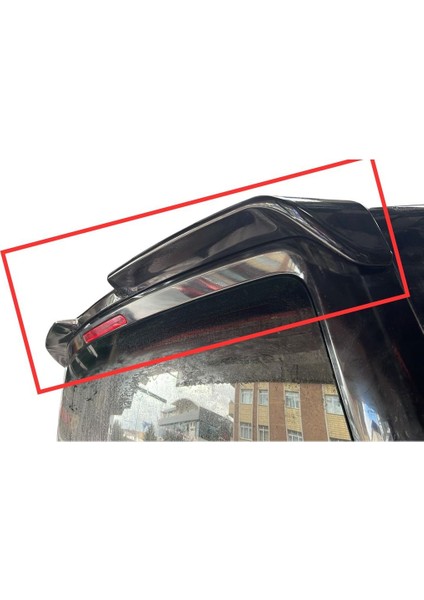 Transporter 2015-2024 Plastik Spoiler (LR7H) Indıum Gri Boyalı