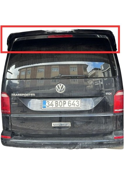 Transporter 2015-2024 Plastik Spoiler (LR7H) Indıum Gri Boyalı modelleri
