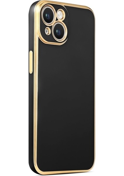 Apple iPhone 14 Plus Uyumlu Kılıf Bark Kapak, Siyah