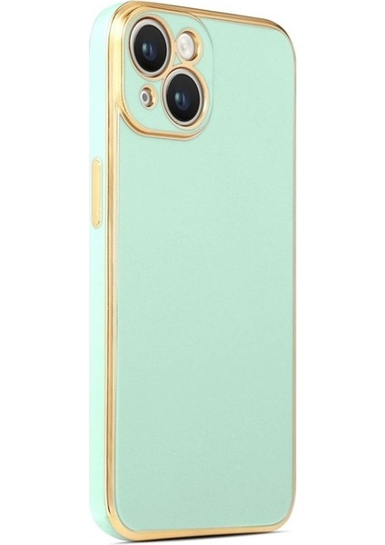Apple iPhone 14 Plus Uyumlu Kılıf Bark Kapak, Açık Yeşil