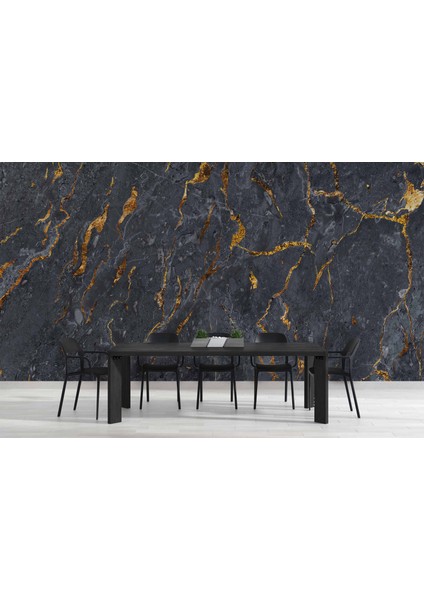 Koyu Mermer Desenli Duvar Kağıdı Baskı indirimleri