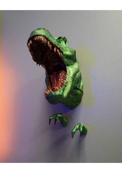 T-Rex Muhteşem Gaming Kulaklık Askısı Standı (Dev Boy)