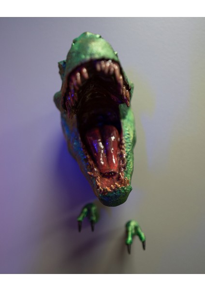 T-Rex Muhteşem Gaming Kulaklık Askısı Standı (Dev Boy)