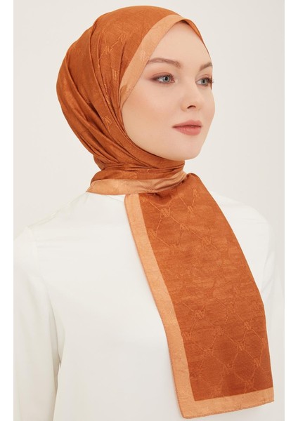 Trend Monogram Şal 2 - 132 - Kiremit