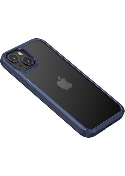 Apple iPhone 13 Uyumlu Kılıf Roll Kapak, Mavi