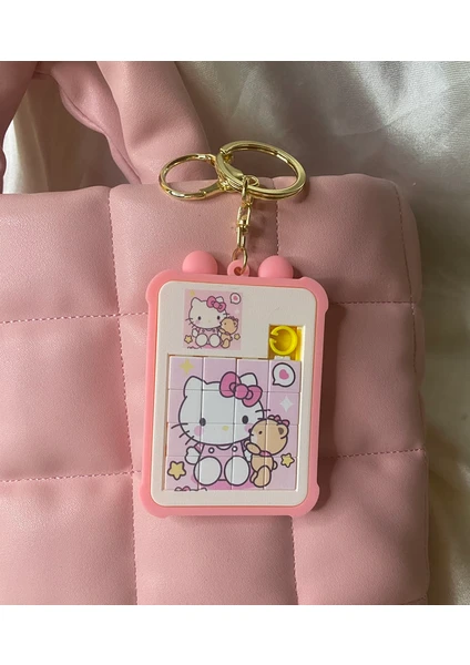 Sanrıo Karakterli Hello Kitty Yapboz Anahtarlık