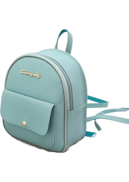 Küçük Taze ve Sevimli Mektup Logosu Sırt Çantası Çok Fonksiyonlu Tek Omuz Diyagonal Küçük Çanta Modası (Yurt Dışından)