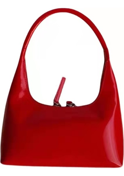 Çanta Retro Parlak Omuz Çantası Yeni Koltuk Altı Çantası (Yurt Dışından) fiyatları