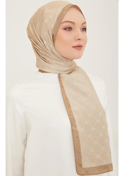 Trend Monogram Şal 2-122 - Krem