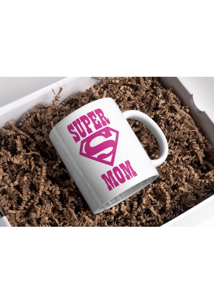 Super Mom Anneler Günü Baskılı Kupa