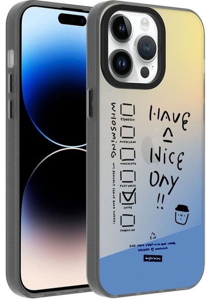 Apple iPhone 14 Pro Uyumlu Kılıf Desenli Dragon Sert Kapak, Have