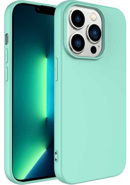 Apple iPhone 14 Pro Max Uyumlu Kılıf Mara Lansman Kapak, Açık Yeşil
