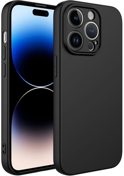 Apple iPhone 14 Pro Max Uyumlu Kılıf Kamera Korumalı Mara Lansman Kapak, Siyah
