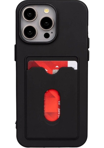 Apple iPhone 15 Pro Uyumlu Kılıf Dora Kartlıklı Silikon Kapak