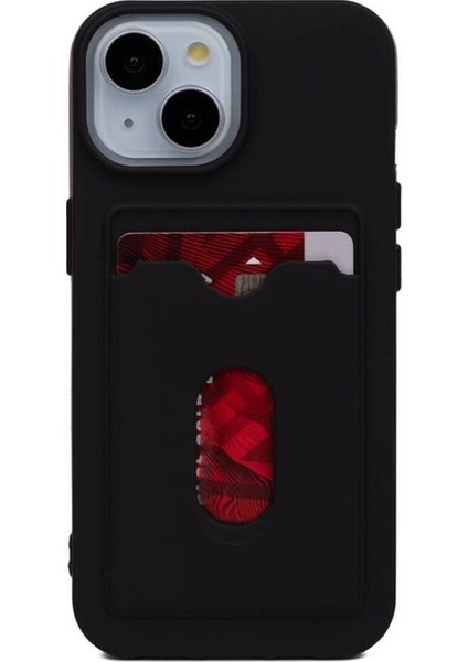 Apple iPhone 15 Uyumlu Kılıf Dora Kartlıklı Silikon Kapak