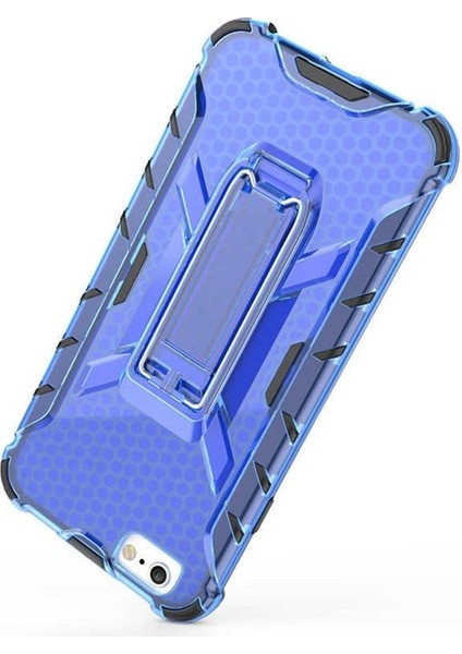 Apple iPhone 6 Uyumlu Kılıf Klik Silikon, Mavi