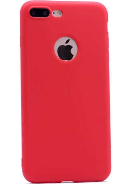 Apple iPhone 7 Plus Uyumlu Kılıf Premier Silikon Kapak, Kırmızı