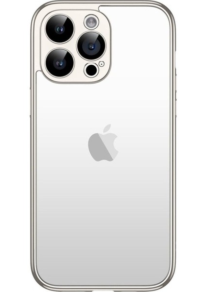 Apple iPhone 15 Pro Uyumlu Kılıf Kamera Korumalı Bontez Bumper, Titanyum
