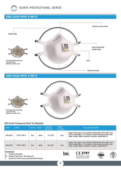 Maske 6320 V Ffp2 Nr D