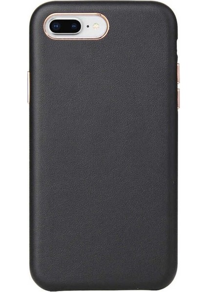 Apple iPhone 8 Plus Uyumlu Kılıf Eyzi Kapak, Siyah