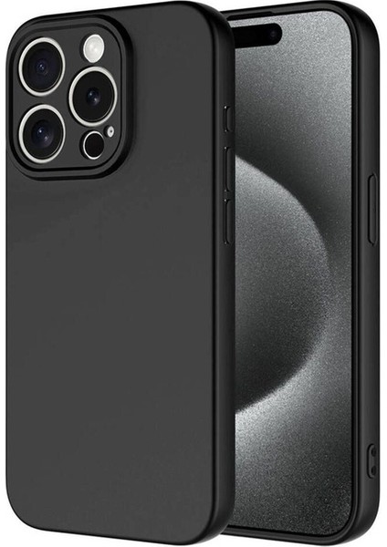 Apple iPhone 15 Pro Max Uyumlu Kılıf Mara Lansman Kapak, Siyah