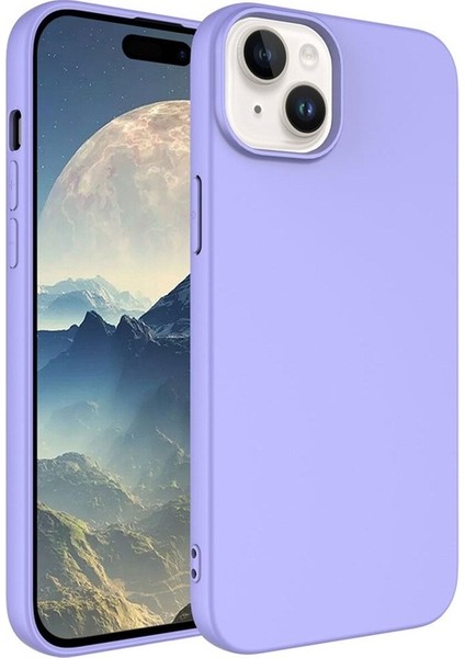 Apple iPhone 15 Plus Uyumlu Kılıf Lsr Lansman Kapak, Lila
