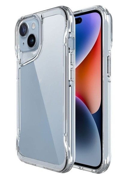 Apple iPhone 15 Uyumlu Kılıf T-Max Kapak, Renksiz