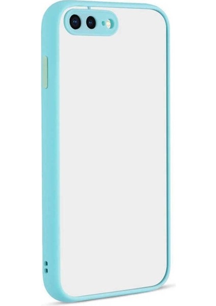 Apple iPhone 8 Plus Uyumlu Kılıf Hux Kapak, Turkuaz