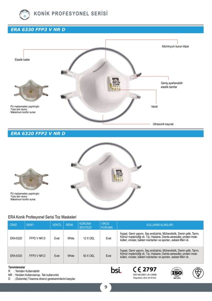 Maske 6330 V Ffp3 Nr D