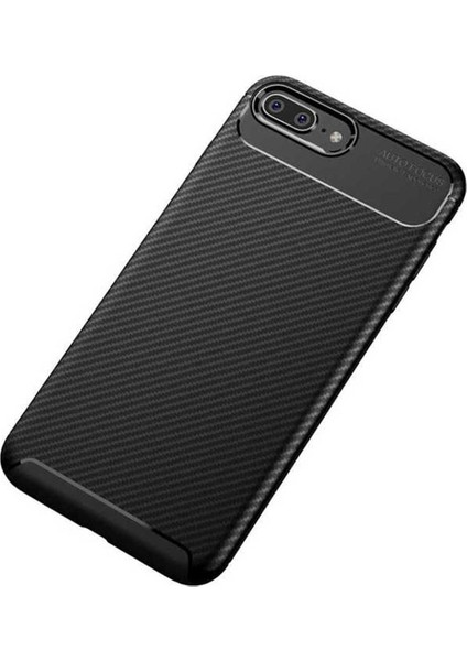 Apple iPhone 8 Plus Uyumlu Kılıf Negro Silikon Kapak, Siyah
