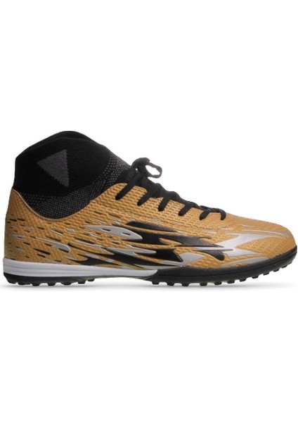 Unisex Bağcıklı Gold Halı Saha Futbol Ayakkabısı 241-1700GR