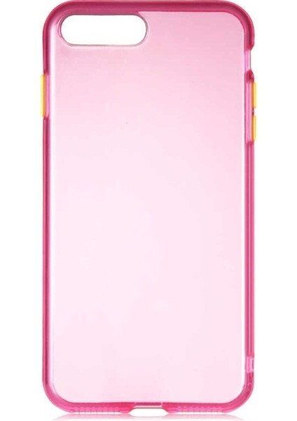 Apple iPhone 8 Plus Uyumlu Kılıf Bistro Kapak, Pembe