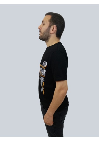 Erkek Way Sıfır Yaka Siyah Tişört fiyatları