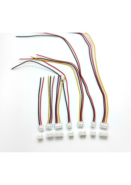 Jst-Xh 2.54MM 3pin 20CM Kablolu Konnektör (Beyaz) Takım x 1 Adet (RF030)