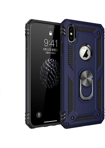 Apple iPhone x Uyumlu Kılıf Vega Kapak, Mavi
