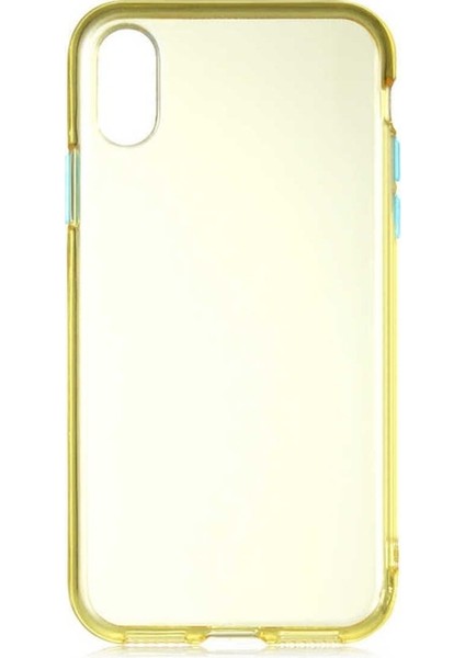 Apple iPhone x Uyumlu Kılıf Bistro Kapak, Sarı