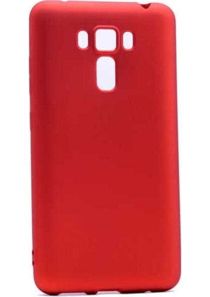 Asus Zenfone 3 Laser ZC551KL Uyumlu Kılıf Premier Silikon Kapak, Kırmızı