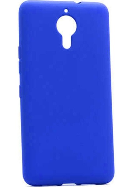 General Mobile 5 Plus Uyumlu Kılıf Premier Silikon Kapak, Saks Mavi