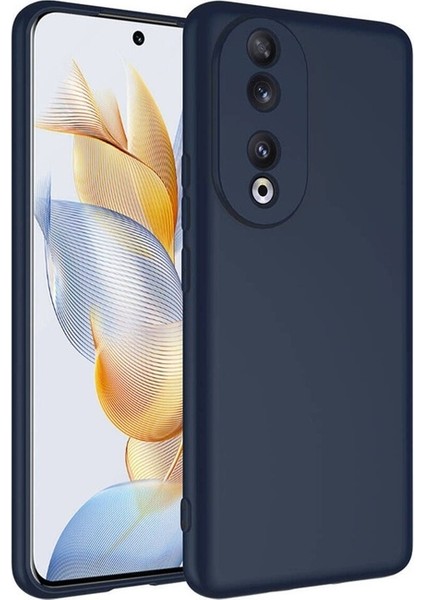 Huawei Honor 90 Uyumlu Kılıf Mara Lansman Kapak, Lacivert