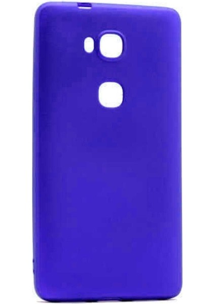 Huawei Gr5 Uyumlu Kılıf Premier Silikon Kapak, Saks Mavi